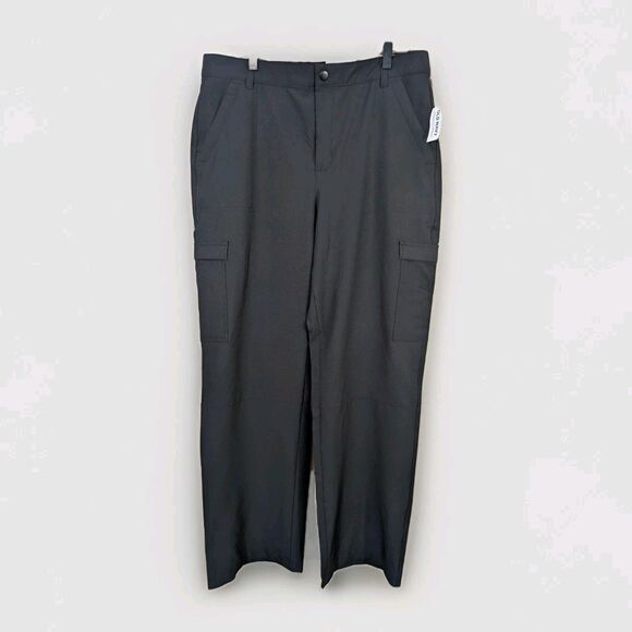Old Navy Pants - Old Navy Stretch Tech Pants L Black Cargo Quick Dry Activewear Go H2O
